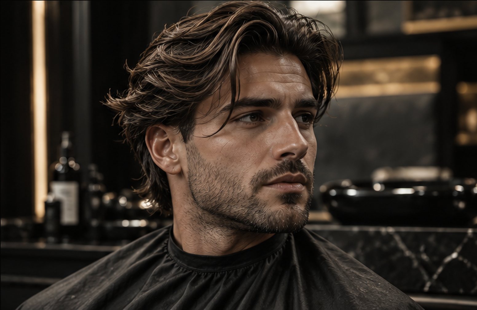 Medium Flow Haarschnitt